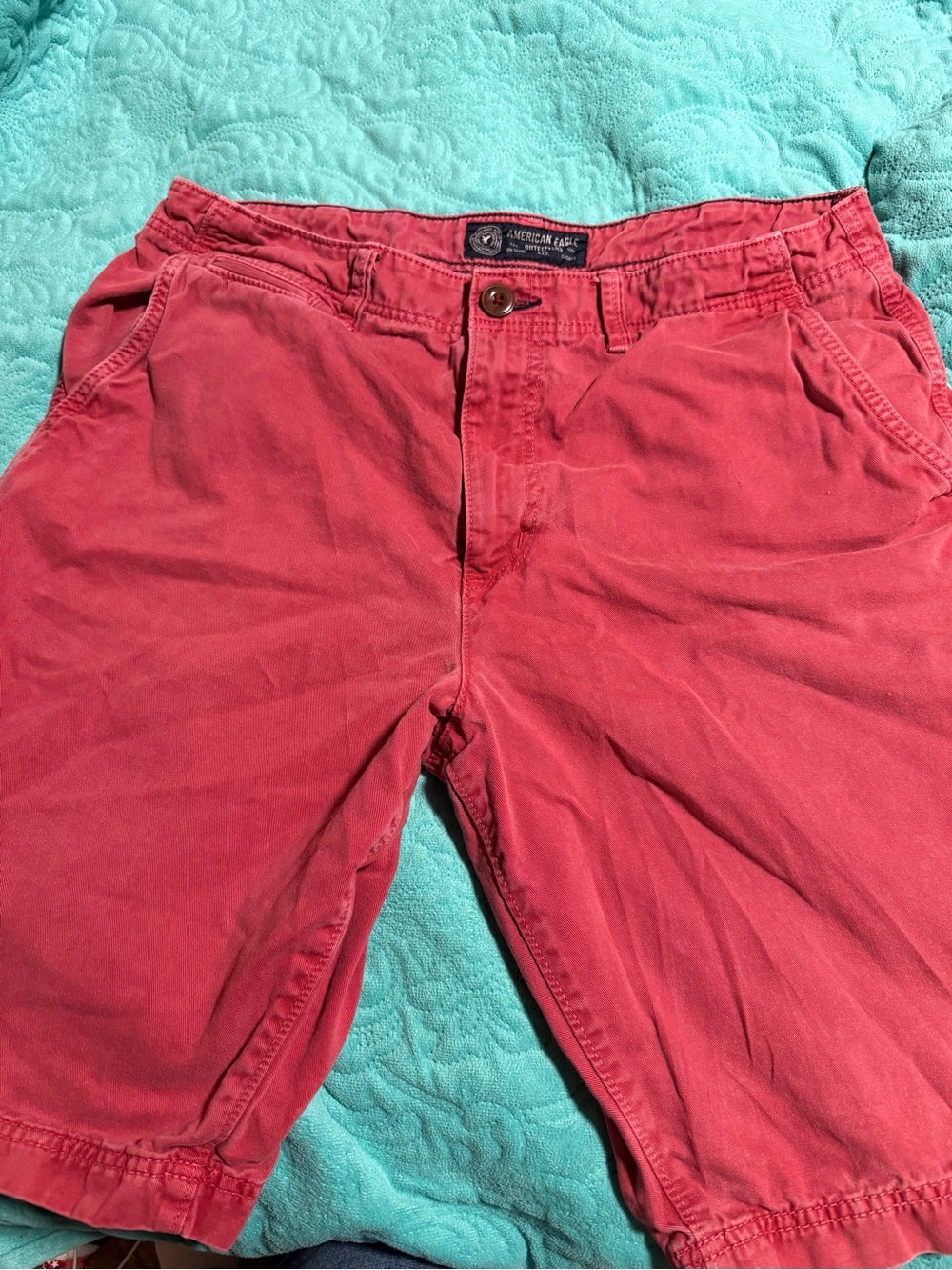 American Eagle Outfitters Red Chino Shorts